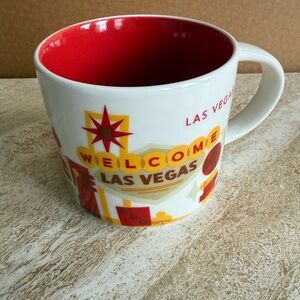 Las Vegas Starbucks you are here collection mug - Red and White